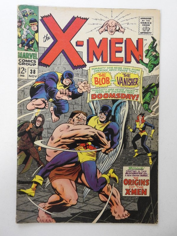 The X-Men #38 (1967) VG+ Condition moisture stain
