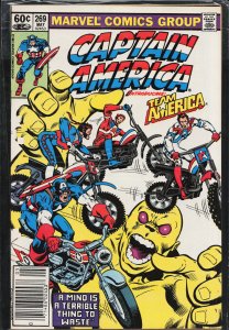 Captain America #269 Newsstand Edition (1982) Captain America