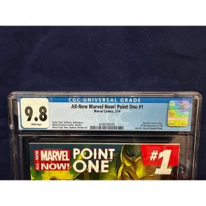 All-New Marvel Now Point One 1 CGC 9.8 1st Appearance Kamala Khan 2014