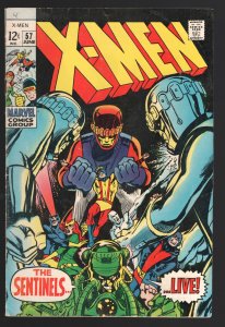 X-MEN 57 VG+ 4.5 NEAL ADAMS C/A;1st LARRY TRASK.original owner collection!