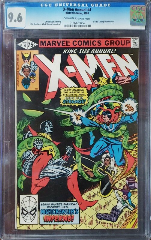 X-Men Annual 4 CGC 9.6 Doctor Strange Marvel 1980