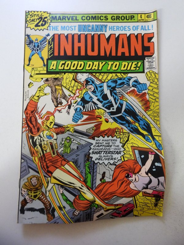 The Inhumans #4 (1976) VG+ Condition