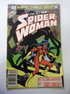 Spider-Woman #47 (1982) VG- Condition moisture stains