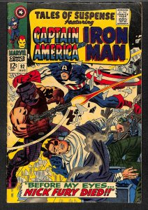 Tales Of Suspense #92 GD/VG 3.0 Iron Man