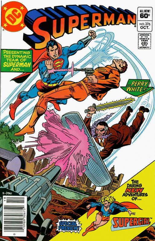 Superman (1st Series) #376 (Newsstand) VG; DC | low grade comic - save on shippi