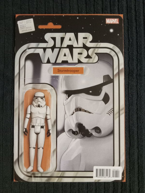 Star Wars #7 JTC Storm Trooper Action Figure Variant Cover (2015)