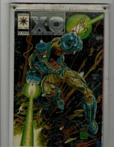 X-O Manowar # 0 NM Signed By Joe Quesada Valiant Comic Book Comes Top Loader OF2