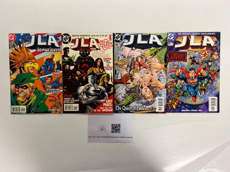 4 JLA DC Comic Books # 1 2 41 48 Batman Superman Wonder Woman Robin 39 JS44