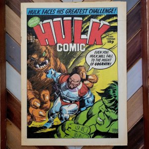 Hulk Comic #18 VF/NM (Marvel UK Edition 1979) ft BLACK KNIGHT High Grade