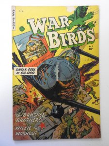 War Birds #1 (1952) GD- Condition! 2 4 in tears front cover, 5 in tear 1st page