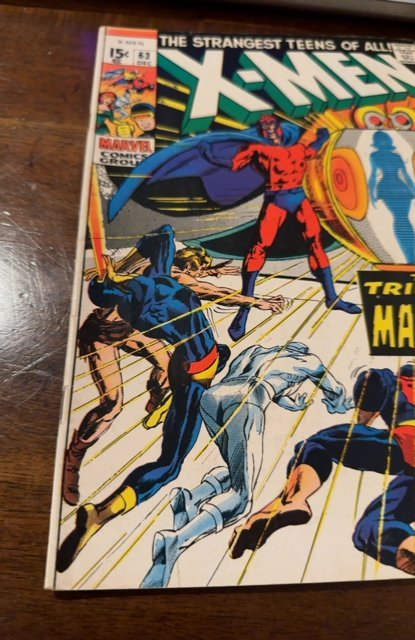 The X-Men #63 (1969)triumph of magneto