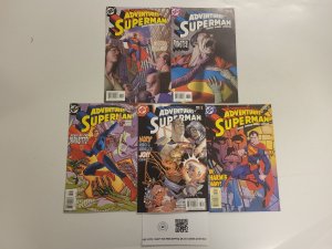 5 Adventures of Superman DC Comic Books #633 634 635 637 638 85 TJ27