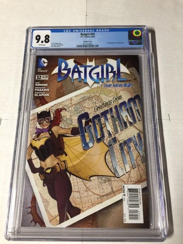 Batgirl 32 Cgc 9.8 Variant Bombshell Bombshells Month