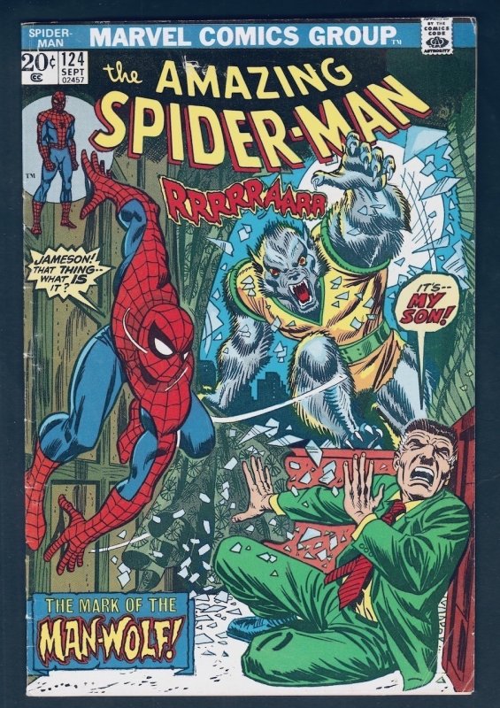 The Amazing Spider-Man #124 (1973) VF-