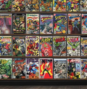 Huge Lot 140+ Comics with Fantastic Four, Marvel Super Heroes, Gunfire & More!