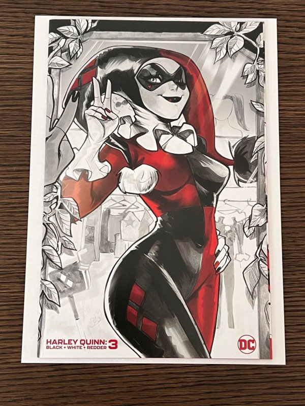 Harley Quinn: Black + White + Redder #3 Mirko Andolfo Variant Cover (2023). NM-.
