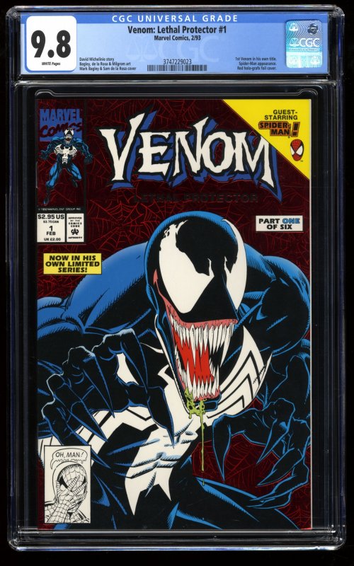 Venom: Lethal Protector #1 CGC NM/M 9.8 White Pages