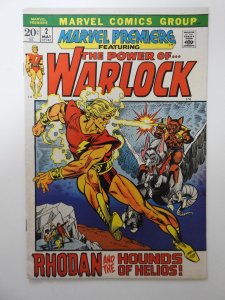 Marvel Premiere #2 (1972) FN- Condition!
