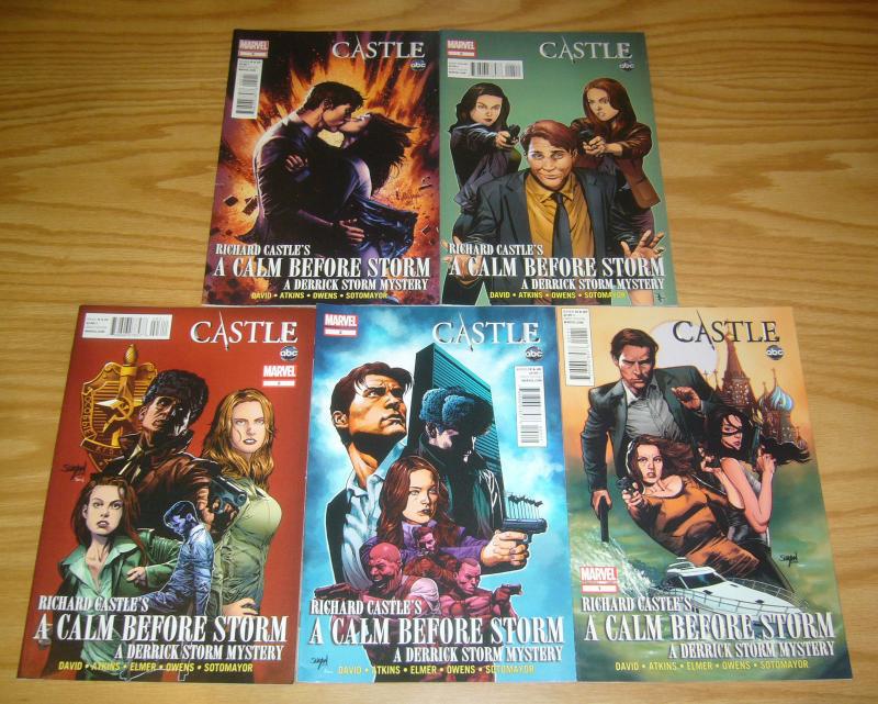 Richard Castle's A Calm Before Storm #1-5 VF/NM complete series based on ABC TV