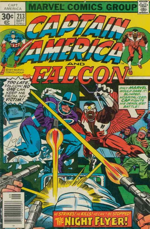 Captain America (1st Series) #213 VF; Marvel | save on shipping - details inside