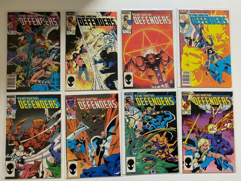 Defenders lot #101-151 Marvel 49 pieces average 7.0 (range 6 to 8) (1981-'86)