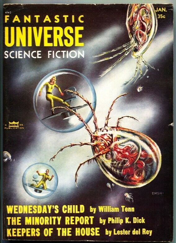 FANTASTIC UNIVERSE SCIENCE FICTION-Jan 1956-Pulp-LESTER DEL REY-PHILIP K DICK