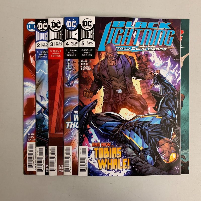 Black Lightning Cold Dead Hands #1-6 Set (DC 2017) Tony Isabella (9.0+) 