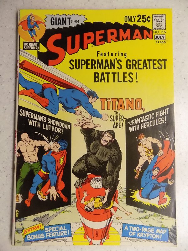 SUPERMAN # 239 DC GIANT