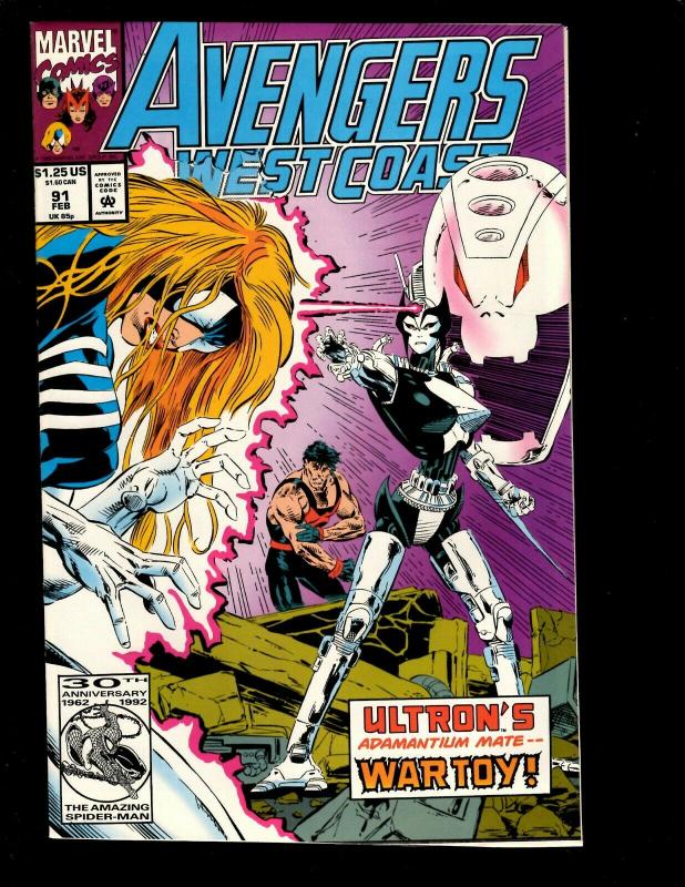 12 West Coast Avengers Marvel Comics # 85 86 87 88 89 90 91 92 93(2) 94 95 GK6