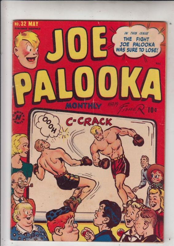 Joe Palooka Comics #32 (May-49) FN/VF Mid-High-Grade Palooka Joe