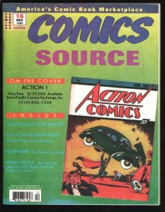 Comics Source #16 1994-Comics info-grading-Buy/Sell ads-VF