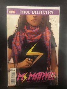 True Believers: Ms. Marvel #1 (Marvel Comics November 2015)