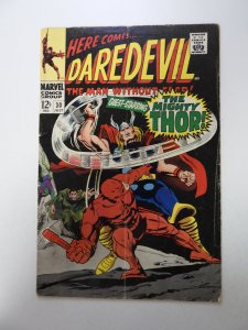 Daredevil #30 (1967) GD condition piece missing ad page