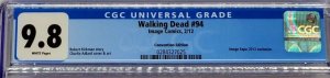Walking Dead #94 Image 2012 CGC 9.8 Fan Expo Exclusive Color Variant LE5000