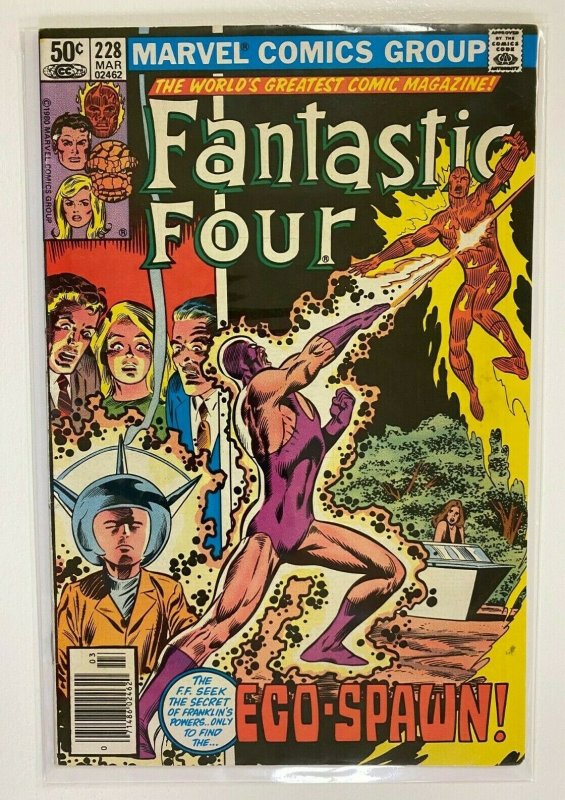 Fantastic Four #228 Newsstand Marvel 1st Series 6.0 FN (1981) 