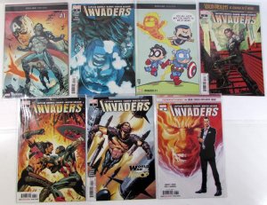 Invaders Lot of 7 #1, 2, 1 g, 3, 6, 5, 8 Marvel (2019) 3rd Series Comic Books