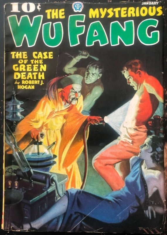 MYSTERIOUS WU FANG Jan 1936  VG/F  pulp