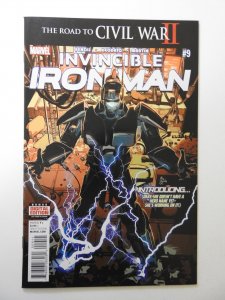 Invincible Iron Man #9 (2016) VF+ Condition! 1st Full App of Riri Williams!