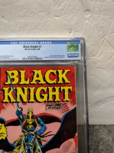 BLACK KNIGHT #1 - 1st solo series appearance (Dane Whitman) Eternals CGC 9.8