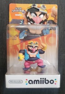 Nintendo Super Smash Bros Wario Amiibo Factory Sealed