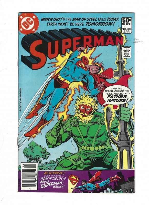 Superman #358 Newsstand Edition (1981) b5