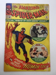 The Amazing Spider-Man #8 (1964) GD/VG Condition moisture stains