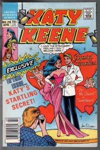 Katy Keene #20 1987-Valentines cover-spicy poses-GGA-fashions-pin-ups-FN