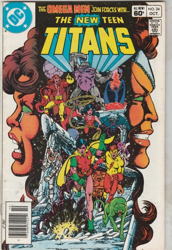 The New Teen Titans #24 (1982) SALE! 1st X-Hall, Omega Men! High-Grade VF/NM