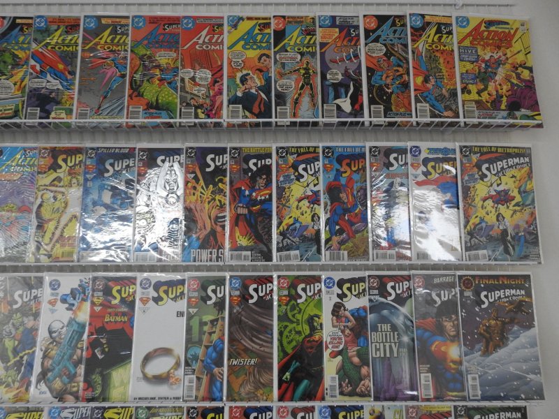 Huge Lot 150+ Comics W/ Action Comics Starring Superman,  Black Knight Avg VF+!!