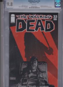 THE WALKING DEAD V1 #33 2006 CGC 9.8  WHITE PAGES/ MICHONNE REVENGE