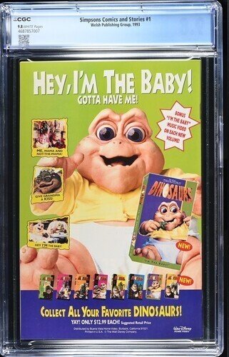 Simpsons Comics and Stories #1  (1993) CGC 9.8 (4687857007)