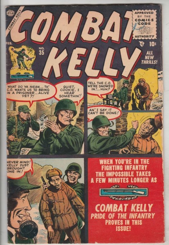 Combat Kelly #35 (Feb-56) VG/FN Mid-Grade Combat Kelly