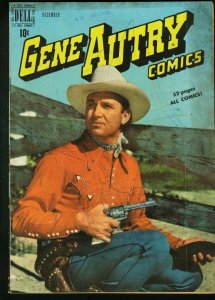 GENE AUTRY COMICS #34-1949-PHOTO COVER-DELL G