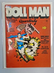 Flashback #09 Doll Man Quarterly 1 grade 7.5 (1974 Reprint Of 1941 Book)